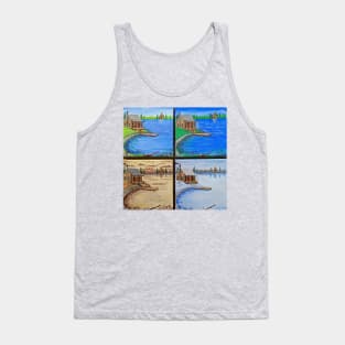 Cabin at the Lake in the Four Seasons Tank Top